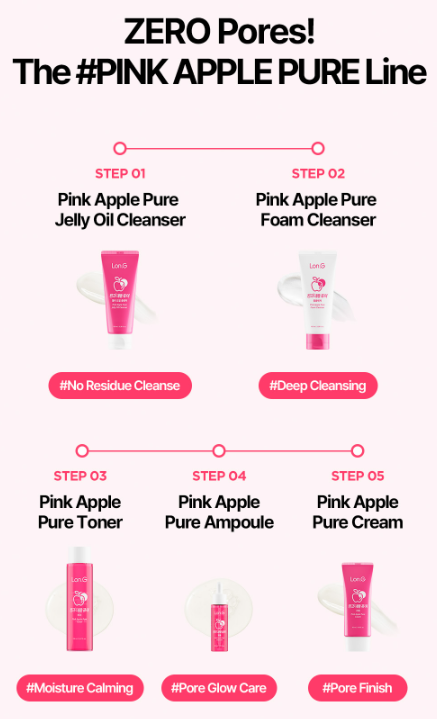LON.G Pink Apple Pure Ampoule (30 mL)