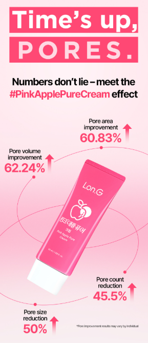 LON.G Pink Apple Pure Cream