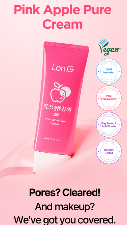 LON.G Pink Apple Pure Cream