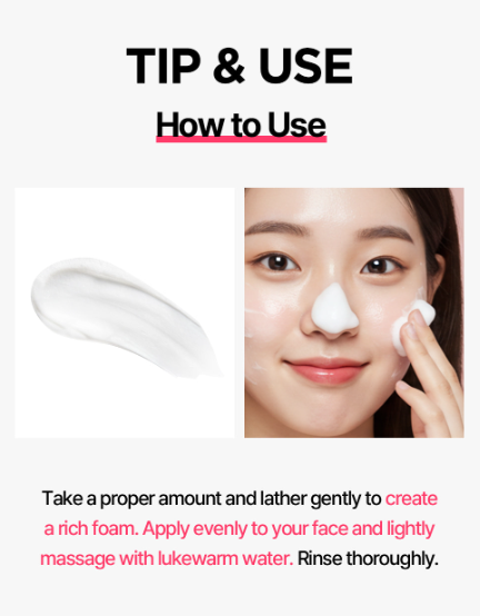 LON.G Pink Apple Pure Foam Cleanser