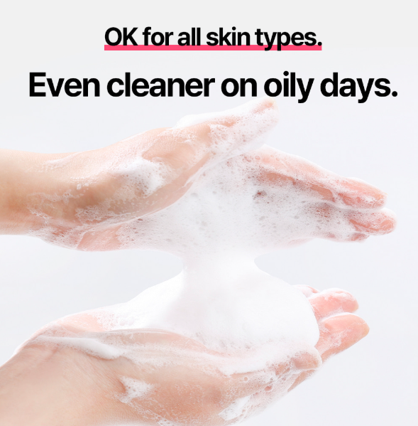 LON.G Pink Apple Pure Foam Cleanser